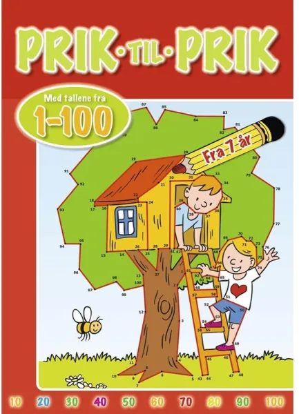 Prik til prik: 1-100 (Lekstuga) - Hobby - häfte