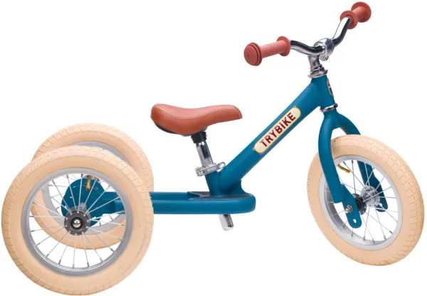 Trybike 3-hjulig, Vintage Blå